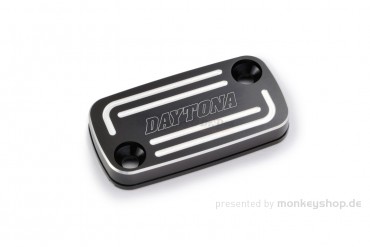 Daytona Deckel Cover Bremspumpe Aluminium CNC schwarz eloxiert f. HONDA (H)
