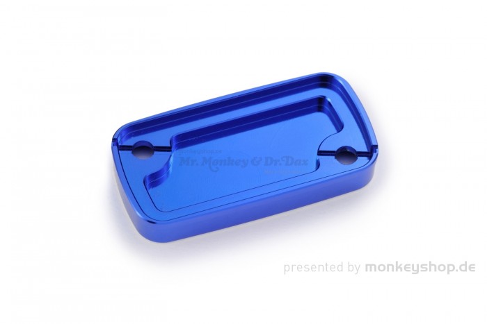 Daytona Deckel Cover Bremspumpe Aluminium CNC blau eloxiert f. HONDA (H)