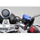 Daytona Deckel Cover Bremspumpe Aluminium CNC blau eloxiert f. HONDA (H)
