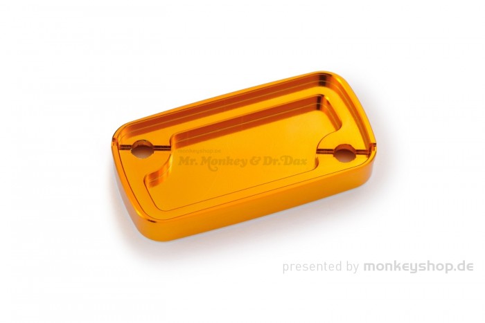Daytona Deckel Cover Bremspumpe Aluminium CNC gold eloxiert f. HONDA (H)
