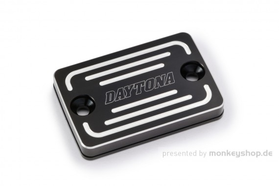 Daytona Deckel Bremspumpe Aluminium CNC schwarz eloxiert für HONDA (B) + Skyteam + YAMAHA
