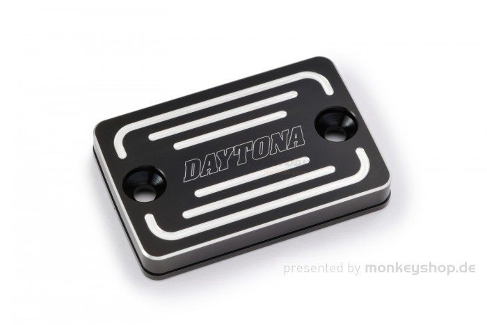 Daytona Deckel Cover Bremspumpe Aluminium CNC schwarz eloxiert für HONDA (B) + Skyteam + YAMAHA