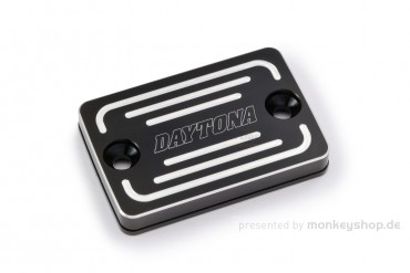 Daytona Deckel Bremspumpe Aluminium CNC schwarz eloxiert für HONDA (B) + Skyteam + YAMAHA