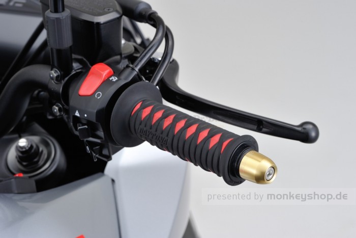 Daytona PINO-1 Lenkerenden Set Aluminium CNC champagner gold eloxiert 14 - 19 mm