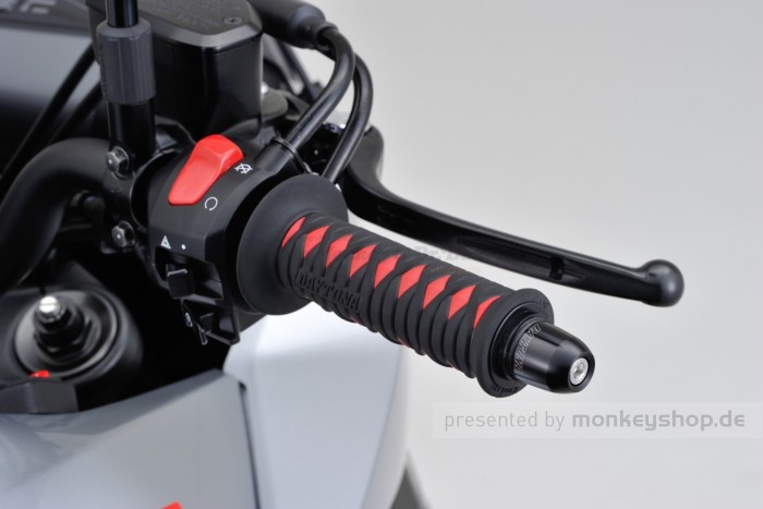 Daytona PINO-1 Lenkerenden Set Aluminium CNC schwarz eloxiert 14 - 19 mm