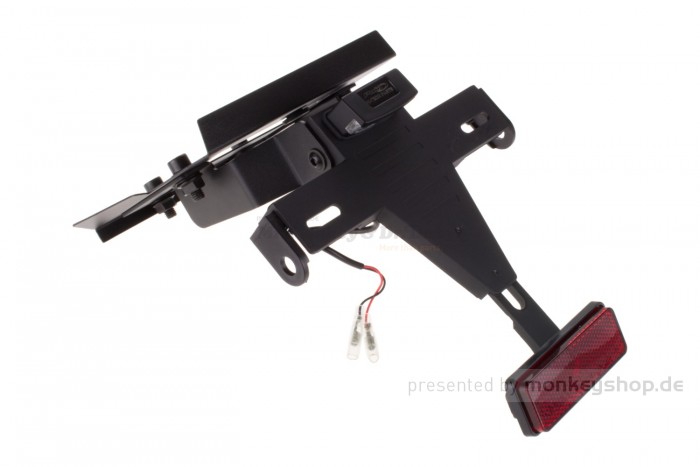 PUIG Kennzeichenhalter schwarz Aluminium Kunststoff f. MSX 125 JC75