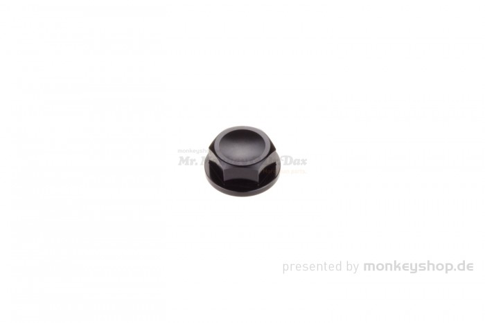Lenkkopf Hutmutter Aluminium schwarz M24xP1.0 f. MSX + Monkey 125