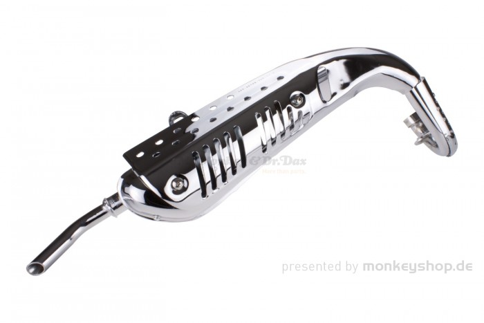 Auspuffanlage Chrom orig. Look f. Monkey Z50 + Gorilla (e-Nummer 125cc)