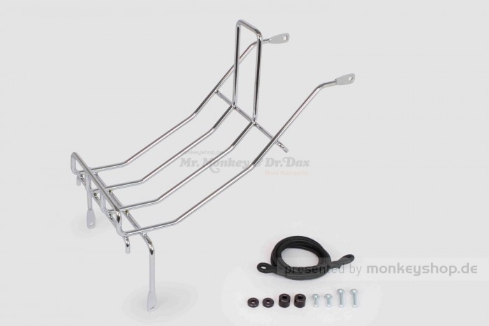 Takegawa Gepäckträger Mitte Center Carrier chrom f. Super Cub 125