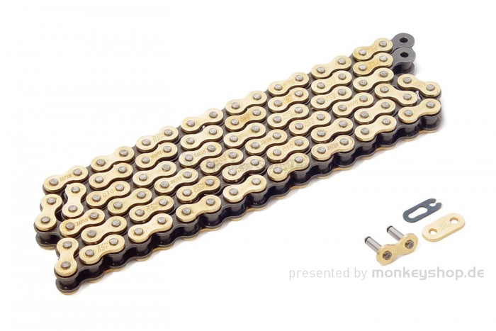 Takegawa Antriebskette Gold&Black 420-116Gl