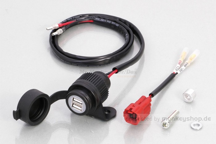Kitaco USB 2-Fach Steckdose f. Super Cub 125 JA48