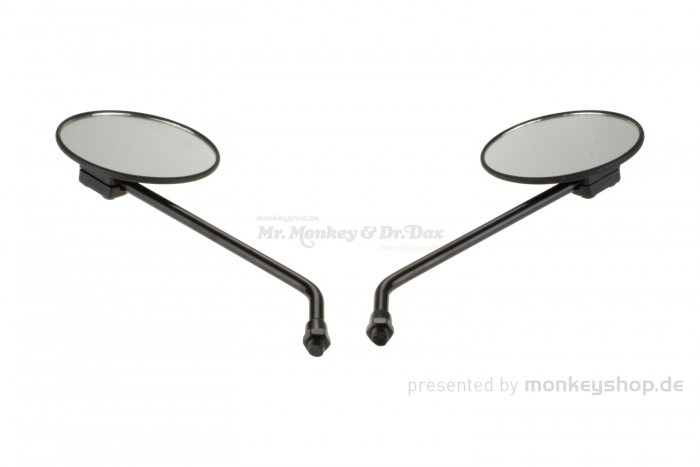 Spiegel Set links + rechts schwarz M10 f. CY 50