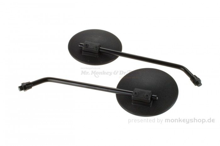 Spiegel Set links + rechts schwarz M10 f. CY 50