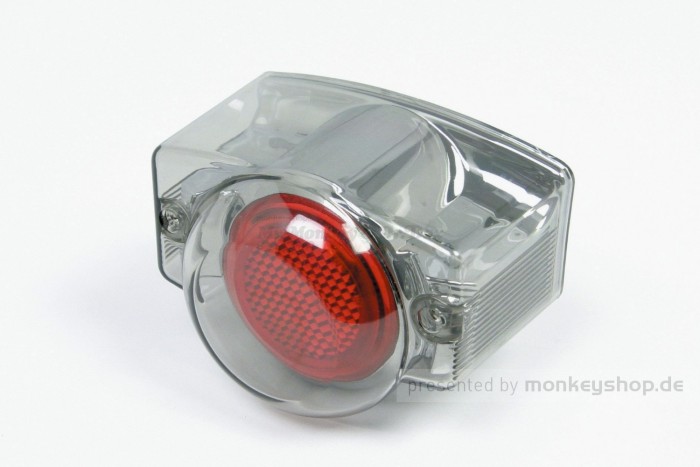 Takegawa Rücklichtglas BLAZE smoke mit chrom Einsatz f. Monkey