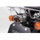 Takegawa Rücklichtglas BLAZE smoke mit chrom Einsatz f. Monkey