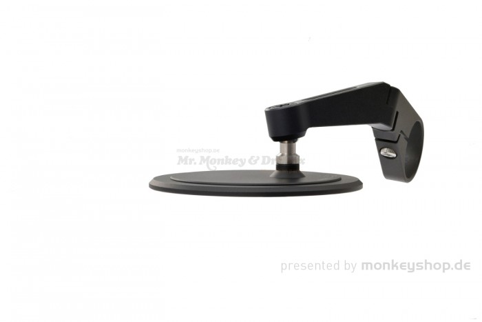 Daytona "D-MIRROR-17" Aluminium Lenkerenden Spiegel rund dünn schwarz