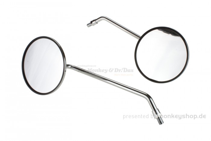 Spiegel Set links + rechts chrom M10