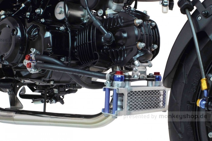 Takegawa Ölkühler Kit 3-reihig silber f. MSX 125 GROM JC92 + Monkey 125 JB03