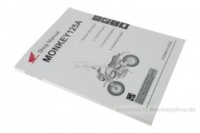Honda Werkstatt Handbuch Erweiterung Englisch f. Honda Monkey 125 JB03 (2021-2024)