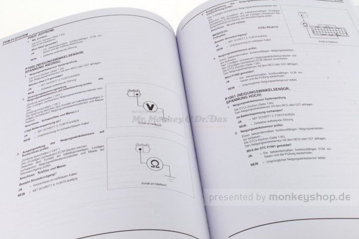Honda Werkstatt Handbuch Erweiterung Deutsch f. Honda MSX SF 125 JC75 (ab 2016)