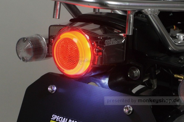 Takegawa Blaze LED Rücklichteinsatz smoke f. orig. Monkey 12V