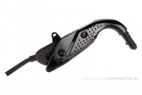 Auspuffanlage schwarz f. Monkey Baja + Z50R ab 1988