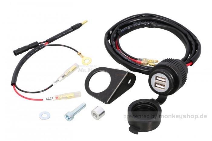 Kitaco USB 2-Fach Steckdose f. Super Cub 125 JA58