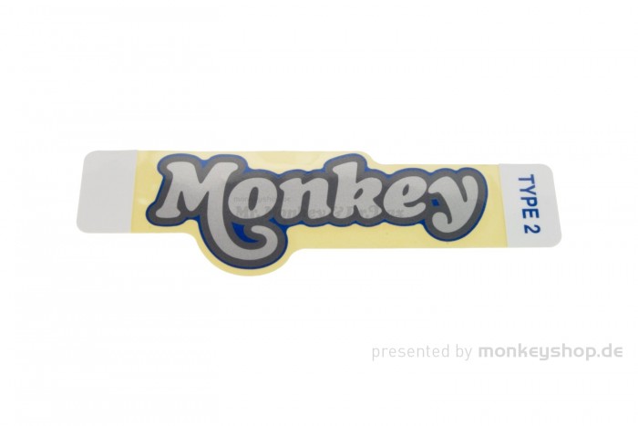 Honda Aufkleber "Monkey" 122x50 mm blau f. Monkey 125 JB03