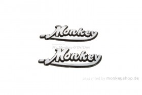 Tank Emblem Set chrom "Monkey" f. Monkey Z50