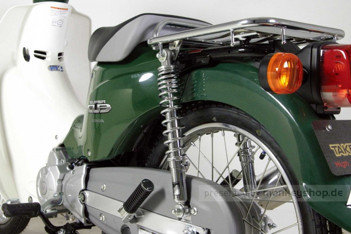 Takegawa Stoßdämpfer Paar 330 mm Chrom f. Dax + Chaly + SS50