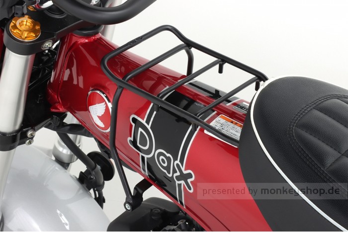 Kitaco Gepäckträger Mitte Center Carrier Aluminium schwarz eloxiert f. Dax 125
