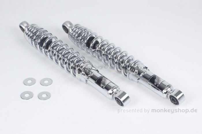 Takegawa Stoßdämpfer Paar 330 mm Chrom