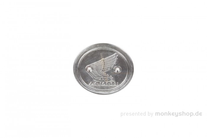 Honda Tank Emblem rund schwarz rot weiß Metall rechts f. Z50M + SS50