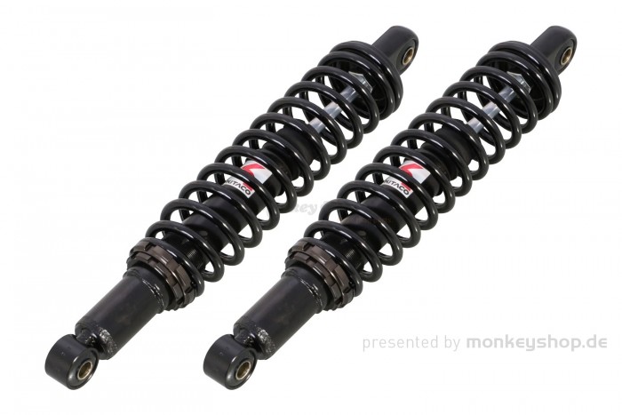 Kitaco Stoßdämpfer Paar 332 mm schwarz f. Monkey 125