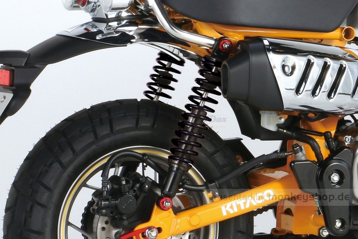 Kitaco Stoßdämpfer Paar 332 mm schwarz f. Monkey 125