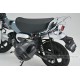 Daytona Taschenhalterung links schwarz mit Helm Schloss f. Dax 125