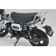 Daytona Taschenhalterung links schwarz mit Helm Schloss f. Dax 125