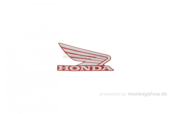 Honda Aufkleber mit Flügel rechts weiß rot f. MSX GROM JC92