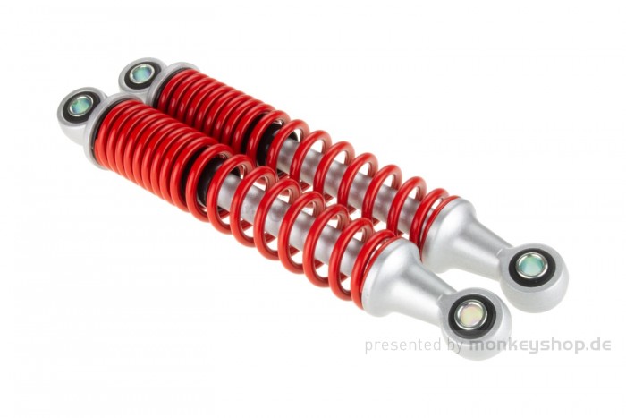 Stoßdämpfer Paar orig. Look 265 mm silber rot  f. Monkey 50 + Gorilla