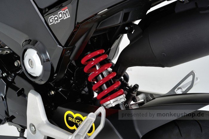 Daytona MSX Stoßdämpfer einstellbar 250-258mm rot