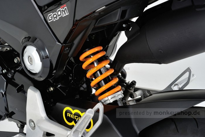 Daytona MSX Stoßdämpfer einstellbar 245-258mm orange