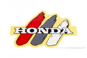 Honda Tank Dekor Aufkleber links schwarz weiß rot grau f. Finnland Monkey Z50