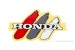 Honda Tank Dekor Aufkleber links schwarz weiß rot grau f. Finnland Monkey Z50