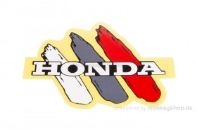 Honda Tank Dekor Aufkleber rechts schwarz weiß rot grau f. Finnland Monkey Z50