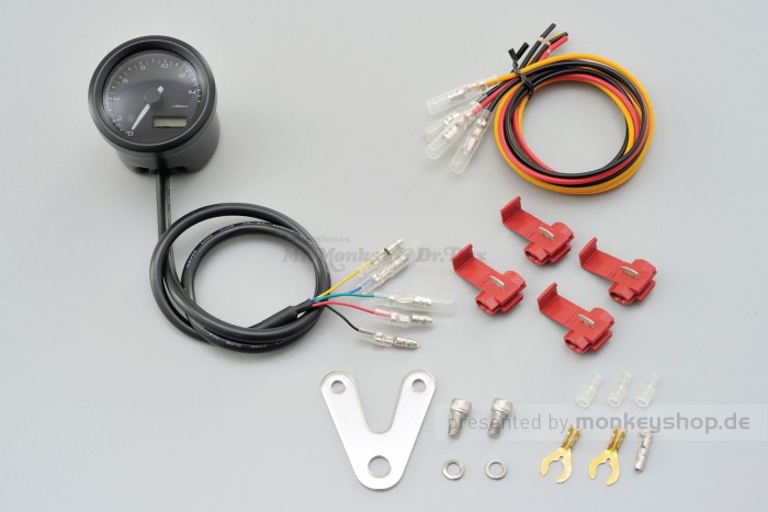 Daytona Velona ø48 Drehzahlmesser 15000 RPM schwarz