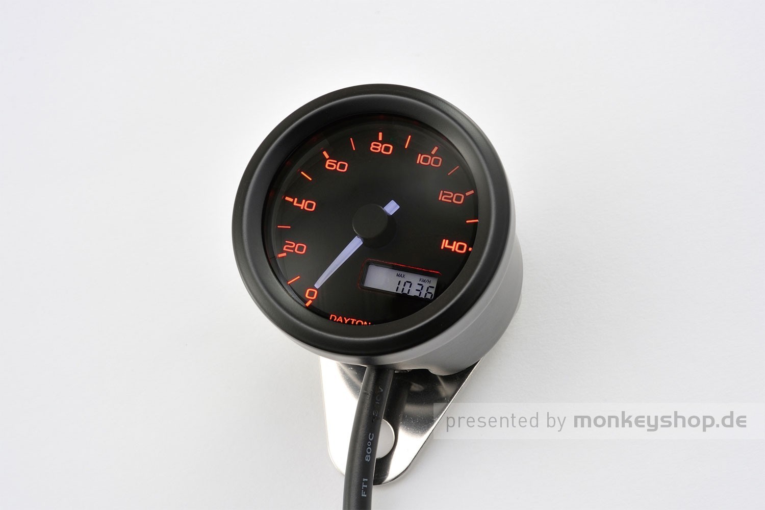 Digitaler Tachometer 200 km/h Speedometer und Drehzahlmesser Tac DAYTONA VELONA