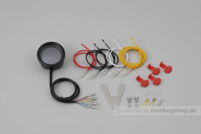 Daytona Velona 60 Digital Multifunktionsinstrument Tachometer Drehzahlmesser schwarz