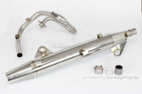 Takegawa Auspuffanlage "Normal Type" Edelstahl poliert f. Dax 125 JB04