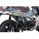 Takegawa Scrambler Auspuffanlage Edelstahl poliert f. Dax 125