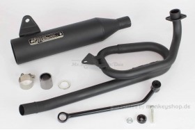 Takegawa Auspuffanlage "TORNADO" schwarz f. Dax 125 JB04